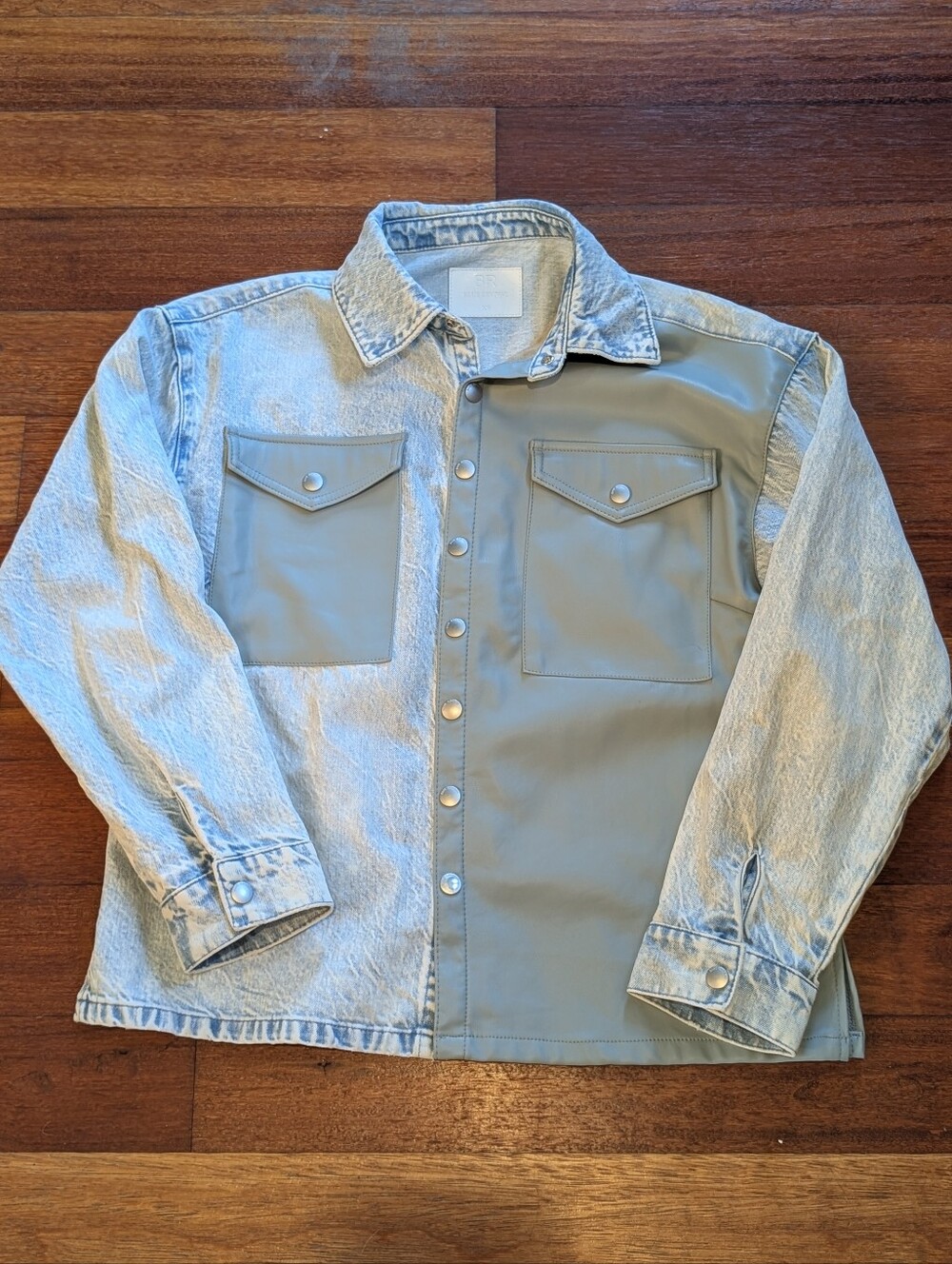 Blue Revival Women's Two-Tone Light Blue Denim Jacket